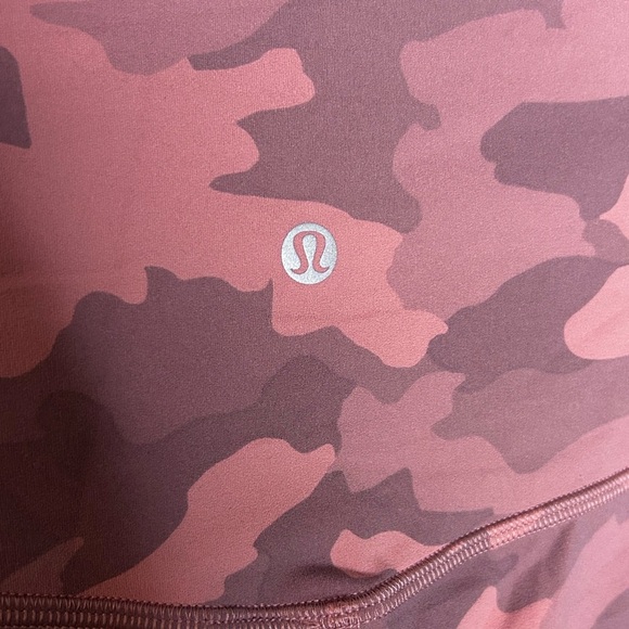 🍋Lululemon Align High-Rise Pant 28"- Heritage 365 Camo Brier Rose/ Size 14 - Picture 8 of 12
